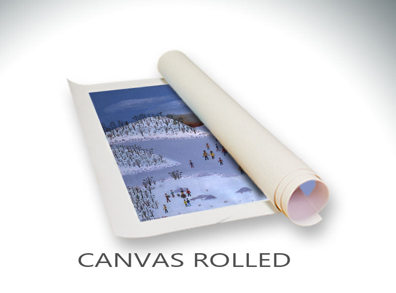 Original Prints Collection "Skating Williams Lake Nova Scotia"