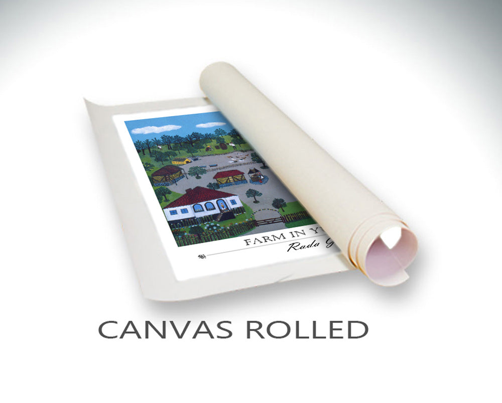 Decorative Prints Collection "Farm in Yugoslavia"